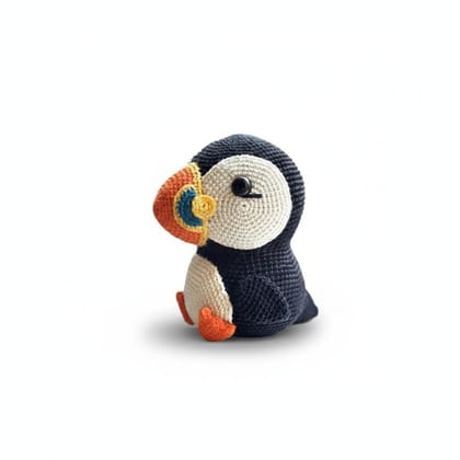 Handcrafted Crochet Puffin Plush Toy