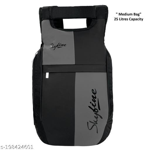 Men stylish pu leather backpack college office travel bag for boys