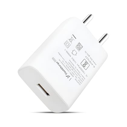 44W Charger for vivo Y28 5G / Y 28 Vivo Y35,V25 5G, V23 5G,V25, V23e, V23 Pro 5G, Y75 4G, Charger Charger Original Adapter Like Quick Dash Warp Dart Flash Super Vooc Fast Charger (4A Max, White) White