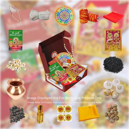 Premium Diwali Puja Samagri Kit 59 Items