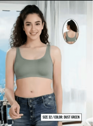 Women's Comfortable Crop Top Bra