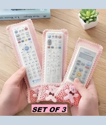 Multi Deal Set of 3 Poly-Cotton Multi Remote Control Cover