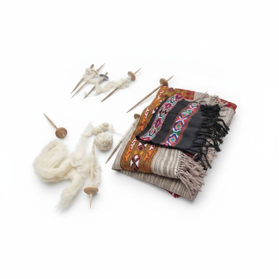 Artisan Hand-Weaving & Spinning Craft Kit