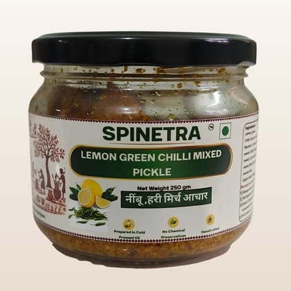 Lemon Green Chilli Mixed Pickle