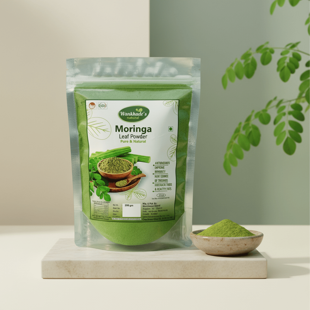Wankhade's Natural Moringa Leaf Powder 200 g