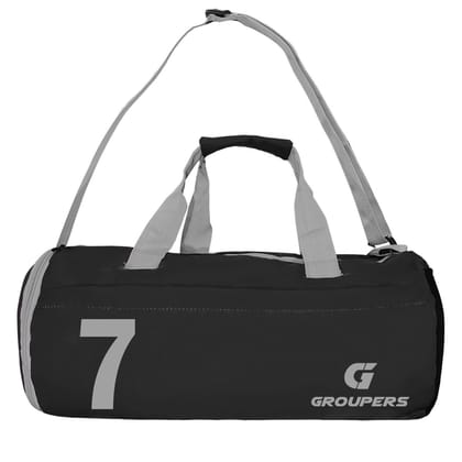 GROUPERS Sports Gym Bag with Shoe Compartment for Men and Women