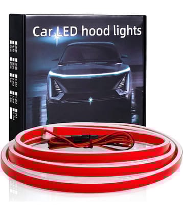 HINGOL  NEW - Car Hood Light Strip Through-type Auto Modified Headlight Cuttable Decorative Lamp Car Daytime Running Lights