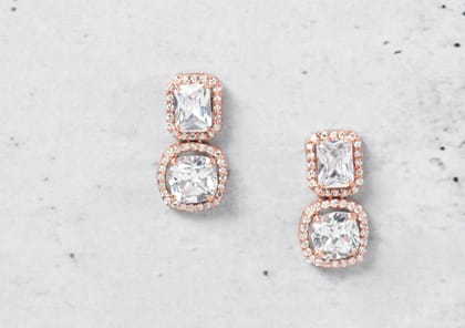 Tandem Solitaire Earrings