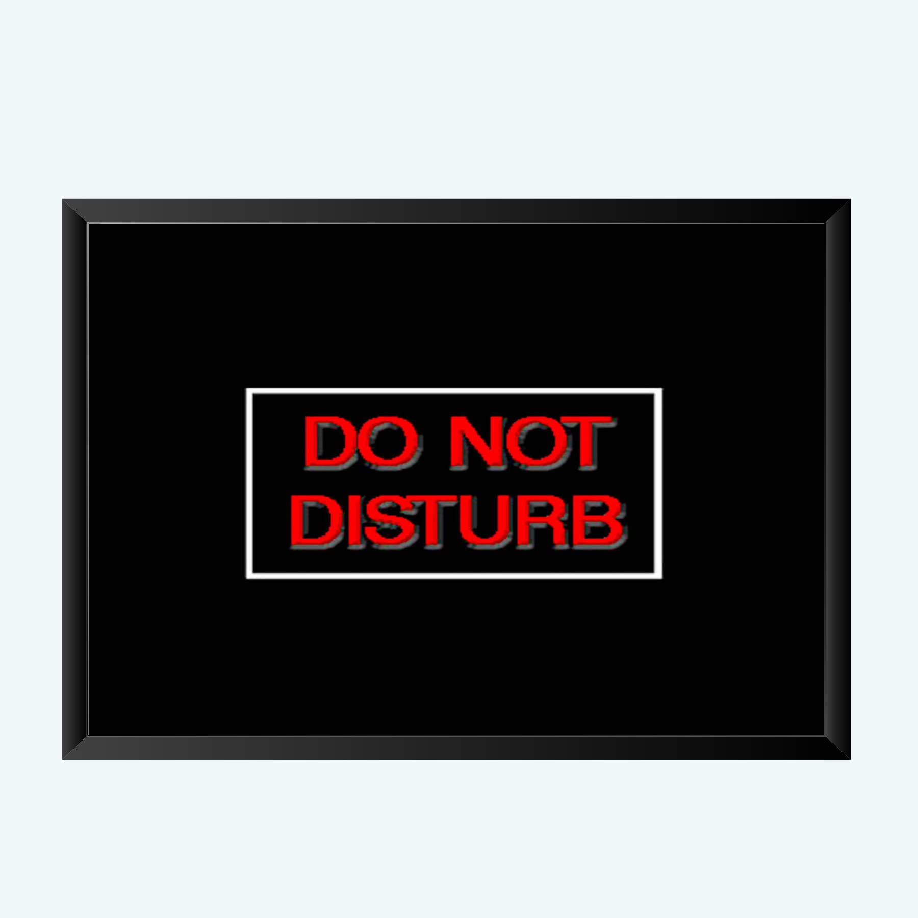 NOKKES Do Not Disturb Wall Photo Frame For India Love And Wall Decoration Wall Photo Frame Size 8X12 Inch_20