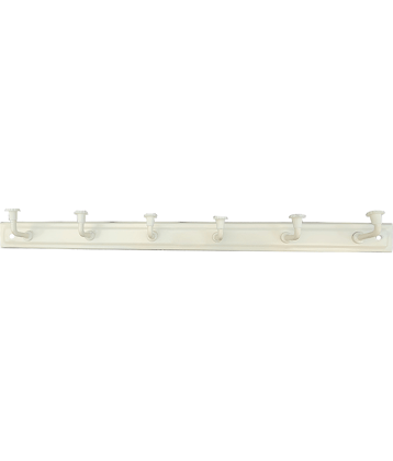 Laxmi Metal 6 Hook Door/Wall Cloth Hanger Metal Hook