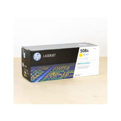 HP 508A Yellow Original LaserJet Toner Cartridge (CF362A)