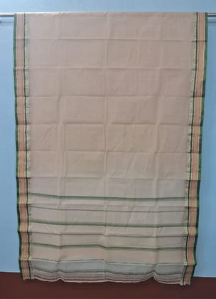 Bengal Pure Cotton Tangail Saree | Cream Bengal Pure Cotton Tangail Saree | Cream