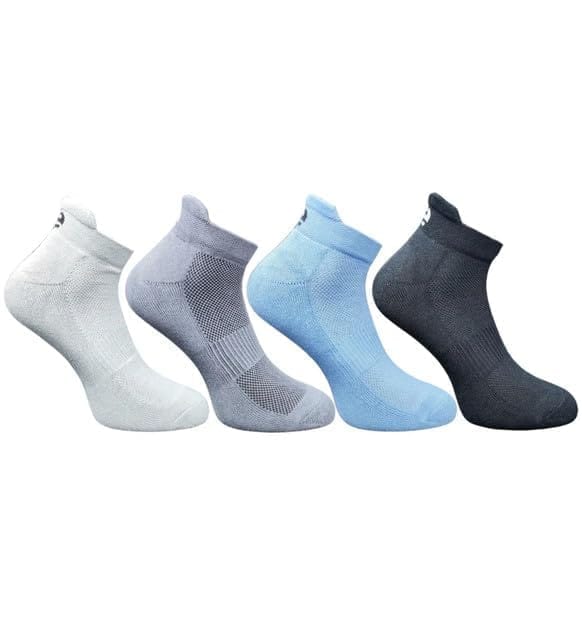 4_Pair Set Unisex Casual Cotton Printed Ankle Length Socks (Multicolor)-PID63506