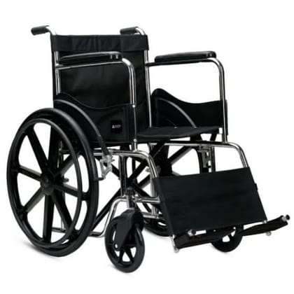 Standard Manual Wheelchair with Stainless Steel Frame