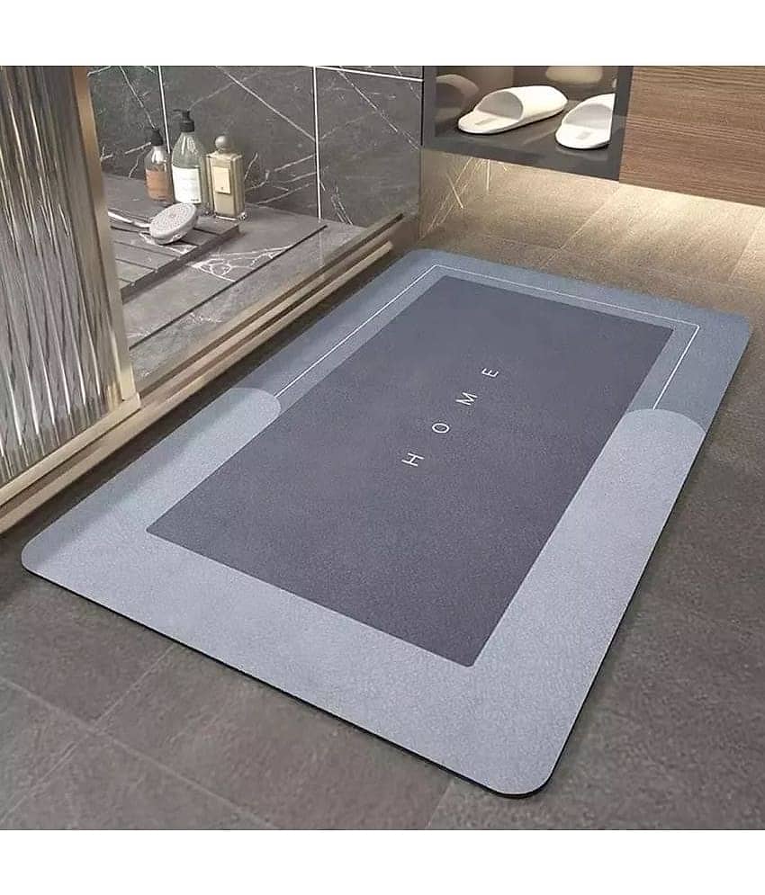 GEEO Set of 1 Anti-skid Rubber Door Mat ( 60 X 40 cm ) Multi