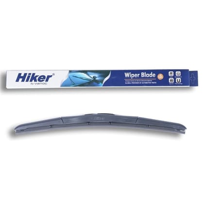 VARROC Wiper Blade Premium 406 mm 16 in | Smooth & Silent Cleaning | Works in All Weathers | Anti-Corrosion Frame | Size 16-Inch