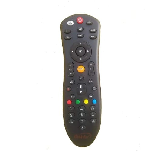 Dishtv DISH TV UNIVERSAL REMOTE D-4008, D-5008, D-7000 Remote Controller  (Black)