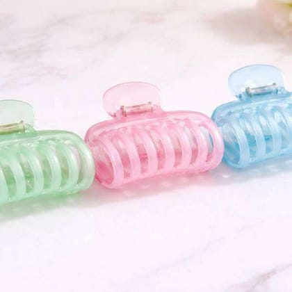 Trendy Pastel Hair Claw Clips Combo Strong Hold Hair Clutcher Women Girls