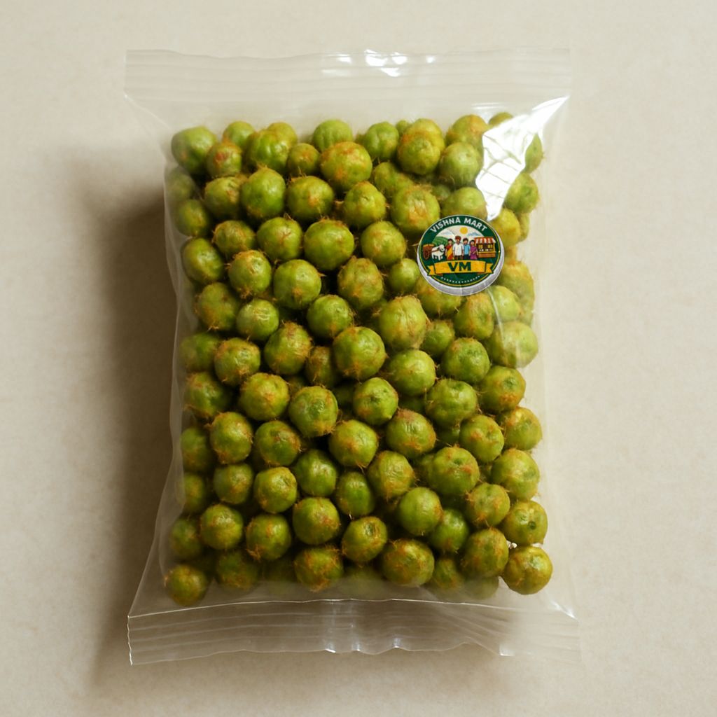 Vishna Mart's spicy green peas snack
