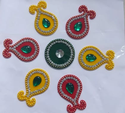 Handmade rangoli