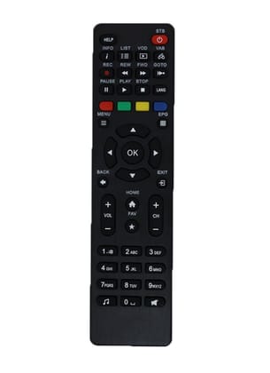 Set Top Box Remote with Recording, Compatible with Nxt Digital Set Top Box Remote Control-Old Remote Functions Must Be Exactly Same (Color Multicolor)
