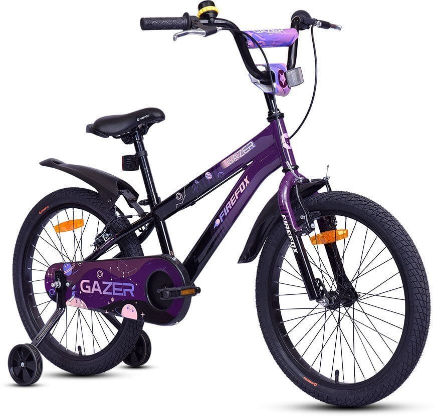 FIREFOX Cosmic Gazer 20T Roadster Cycle (Single Speed, Purple, Black, Rigid)