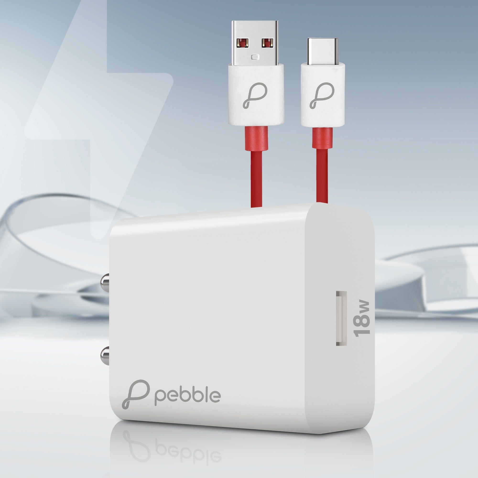 18W 3A Fast Charger 18W 3A Fast Charger - White