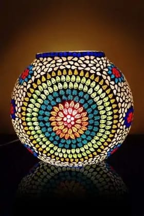 Handcrafted Mosaic Table Lamp Handcrafted Mosaic Table Lamp