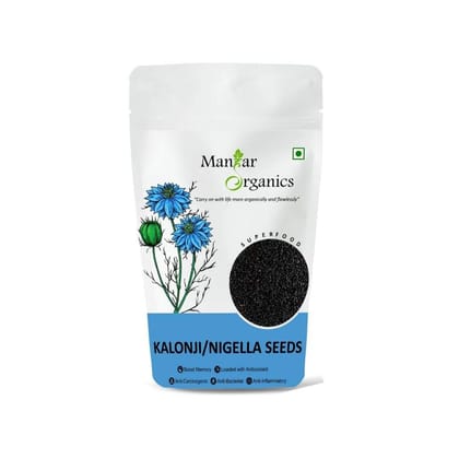 ManHar Organics Nigella Seeds 500gm- Kalonji Seeds for Hair Growth