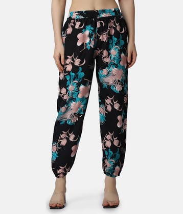 POPWINGS Multicolor Polyester Loose Women's Joggers ( Pack of 1 )