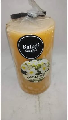 Scented Pillar Candle Jasmin