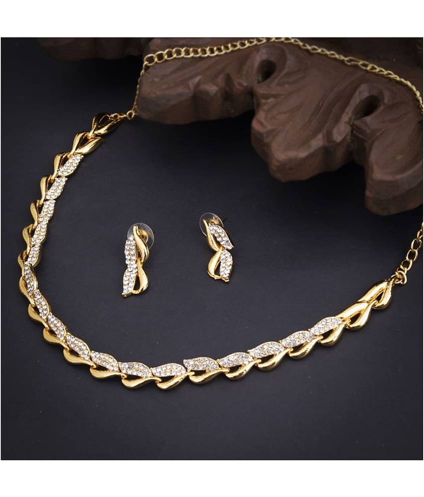 Sukkhi - Gold Alloy Necklace Set ( Pack of 1 )