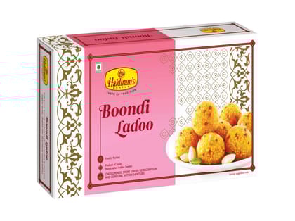 Haldiram's Boondi Ladoo (No Added Sugar) Sugar Free  - 250 Gm - Pack of 2