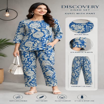 Premium Multicolour Breathable Casual Coord Sets
