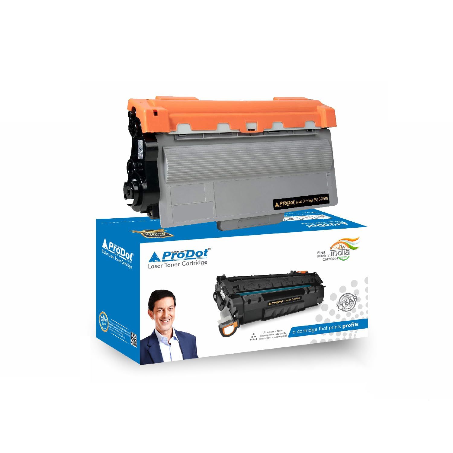 ProDot (PRO B-750 TN Laser Toner Cartridge for Brother TN-750 & Lenovo LT-4637 Compatible with Brother HL-5440d, 5470dw, MFC8510dn, 8515dw, 8910dw & Lenovo LJ3700dn, 3800dn, M8600