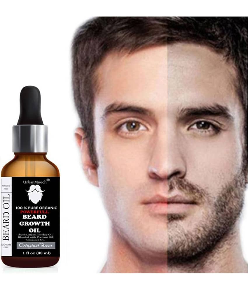 UrbanMooch - 30mL Growth Increasing Beard Oil (Pack of 1)