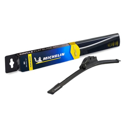 MICHELIN Flat Wiper Blade MULTI-FIT 14"inch,Single pc with Adaptors for All Japanese & European CAR's & SUV's MICHELIN Flat Wiper Blade MULTI-FIT 14"inch,Single pc with Adaptors for All Japanese & European CAR's & SUV's - 14'' inch