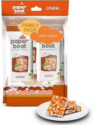 Paper Boat Chikki Family Pack, Peanut Bar