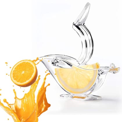 DHRUVINSRI Transparent Boat Shape Lemon Squeezer | Non-Toxic, Safe, and Simple to Use |for Citrus | Pack of 1 DHRUVINSRI Transparent Boat Shape Lemon Squeezer | Non-Toxic, Safe, and Simple to Use |for Citrus | Pack of 1