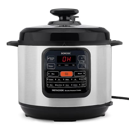 Borosil Instacook 6 L Electric Stainless Steel Pressure Cooker
