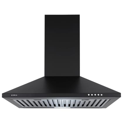 Elica 60cm 900 m3/hr Baffle Filter Kitchen Chimney with 5 Years WARR on Motor and 1 Year Comprehensive | STRIP PLUS BF 60 NERO | Black | 3 Speed Push Button Control | Made In India Elica 60cm 900 m3/hr Baffle Filter Kitchen Chimney with 5 Years WARR on M