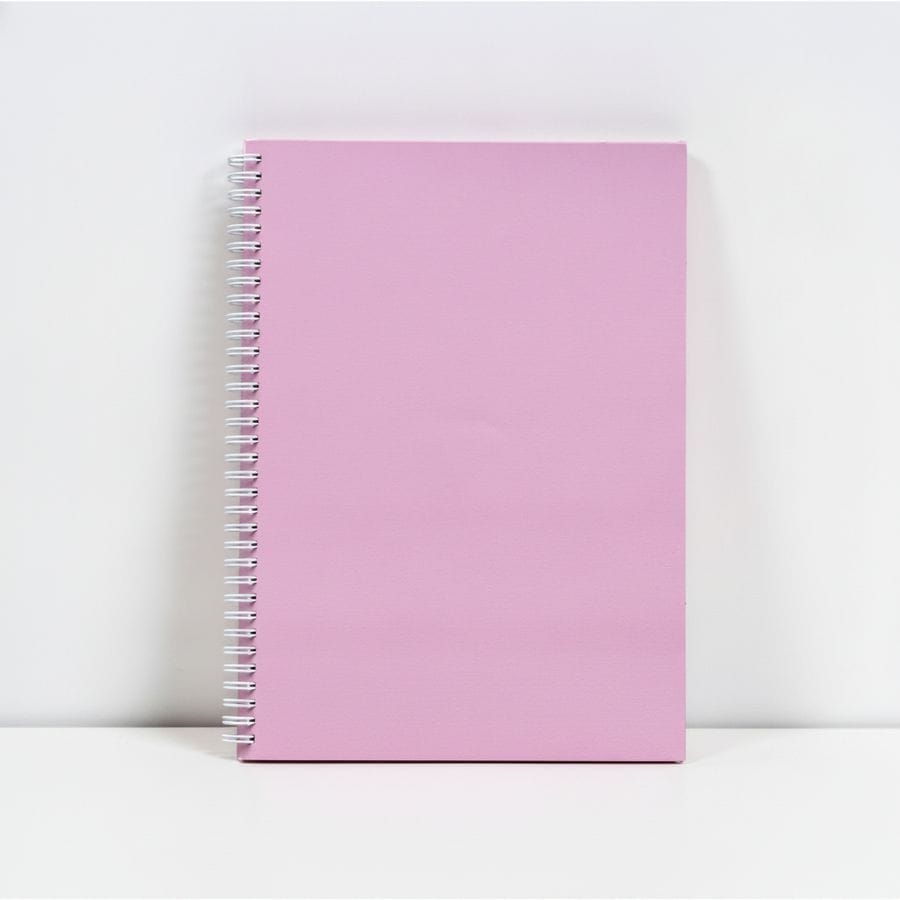 Pink Spiral Bound Notebook
