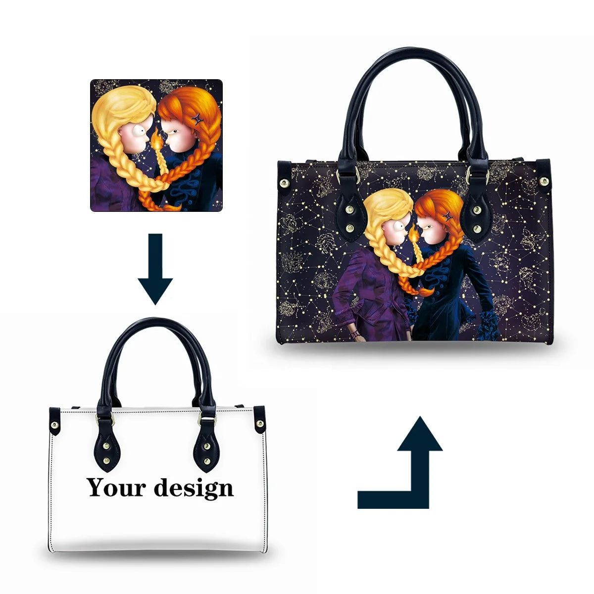 New Gemini High Quality Original Leather Ladies Handbags Fashion Tote Bags For Women Luxury Shopping Bag Tote