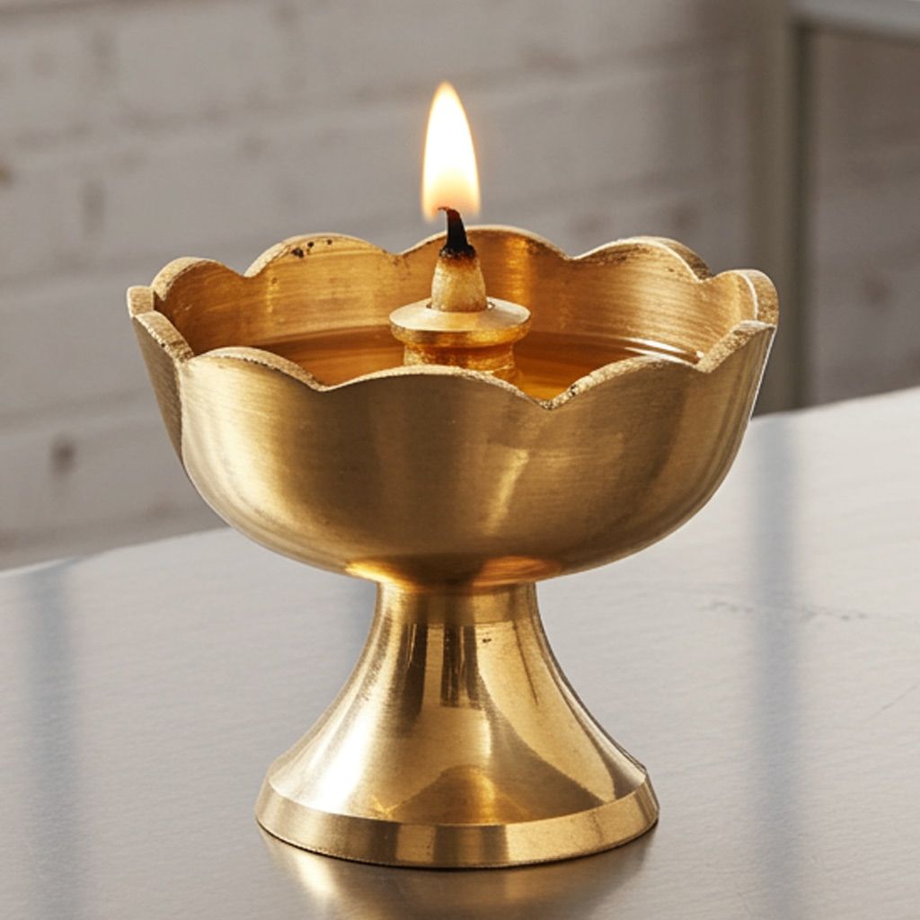 Brass Kamal Deepak No. 1 (FMAS635 B)