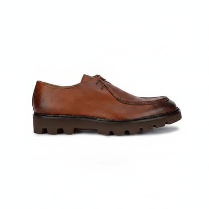 Men's Premium Leather Lug Sole Casual Shoes