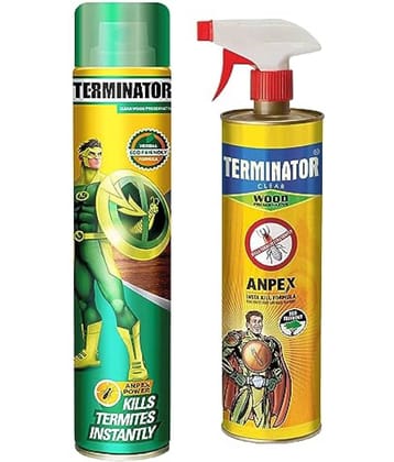 PIDILITE Terminator Eco-Friendly Termite Killer Spray (500 ML)+(320 ML)