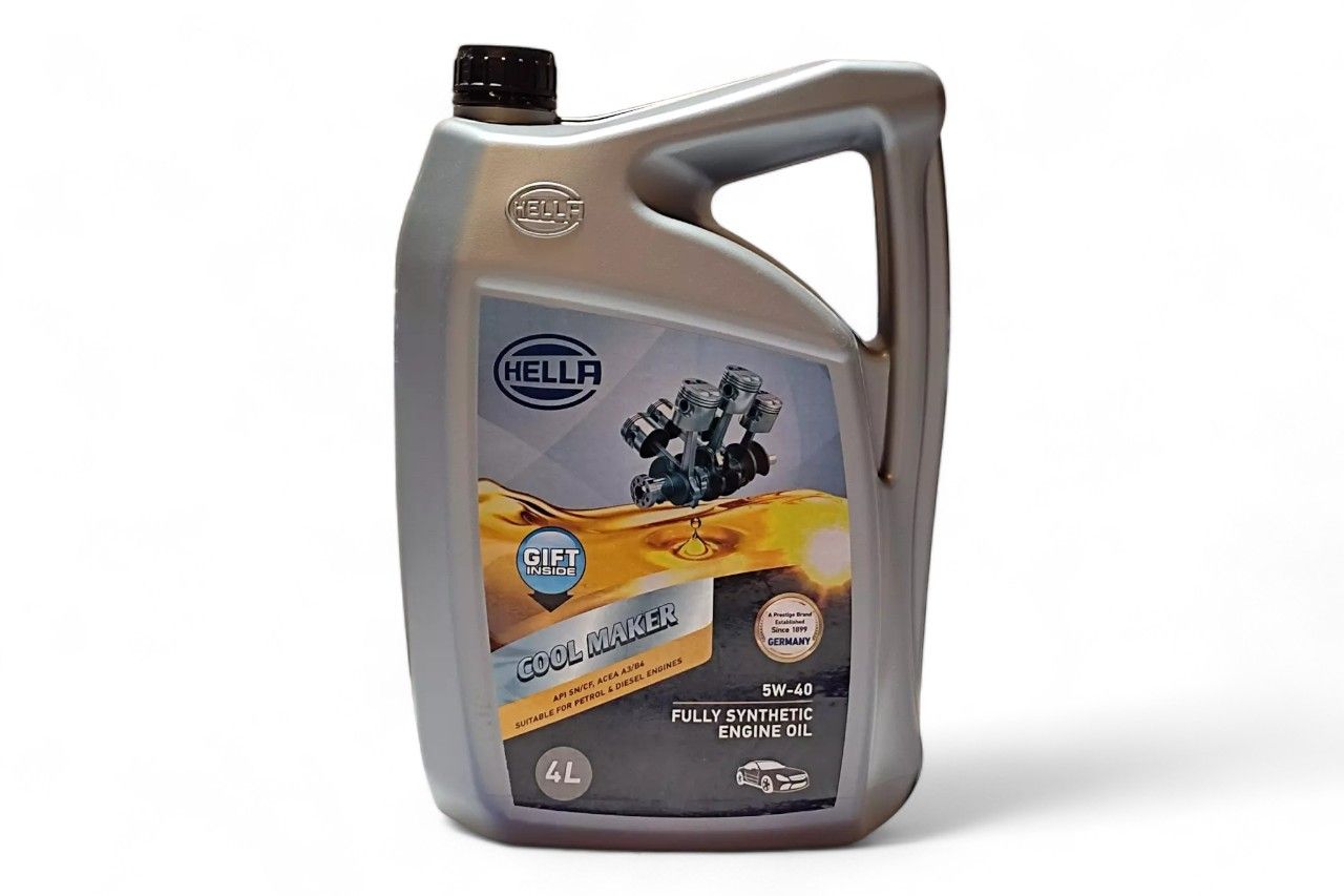 Hella Engine Oil - Fully Synthetic - 5W40 (4L) 358.097-021
