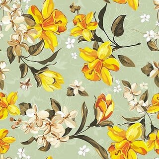 SELF ADHESIVE YELLOW FLOWER (300 cm X 40 cm)
