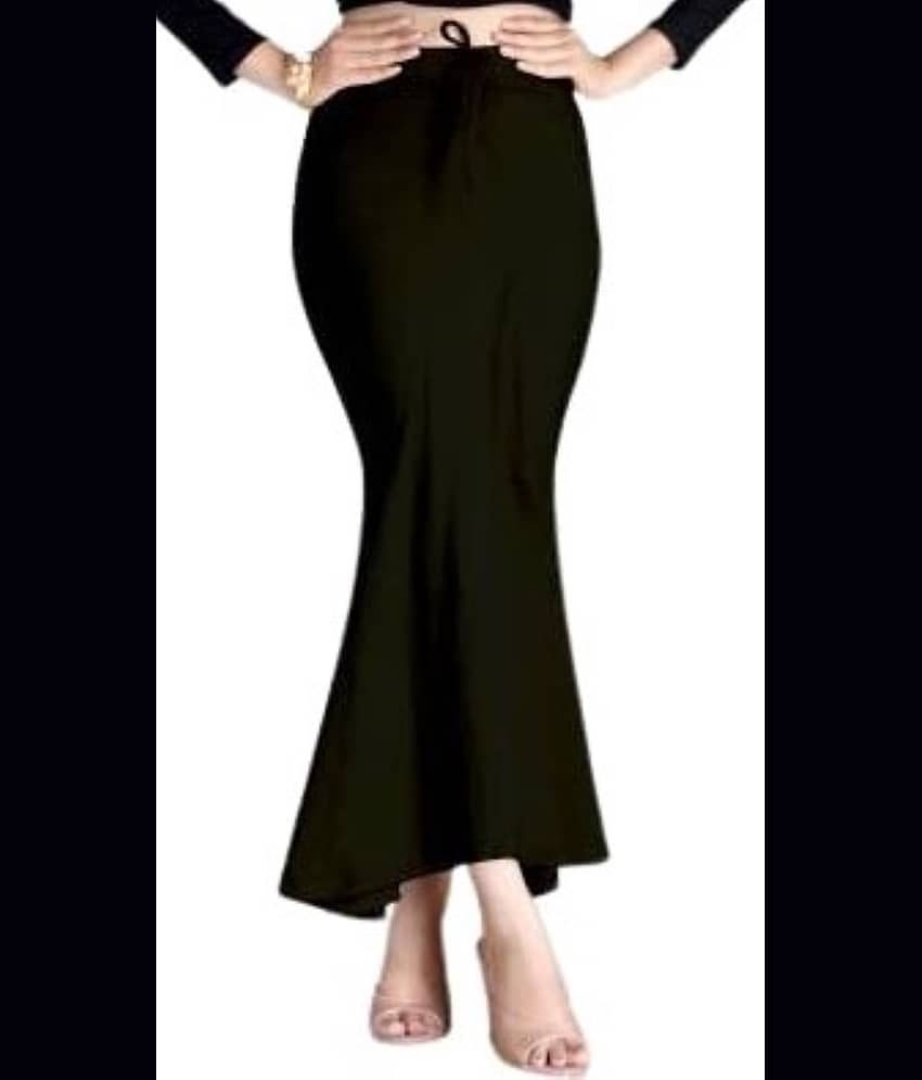 DELTIN HUB Black Lycra Petticoat - Single