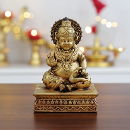 Brass Kuber Ji Idol for Wealth & Business Growth, Height : 2.5 Inch (BSMAS1748 D)